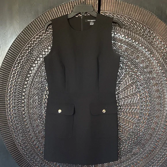 French Connection Azra black dress 8 - Picture 2 of 4